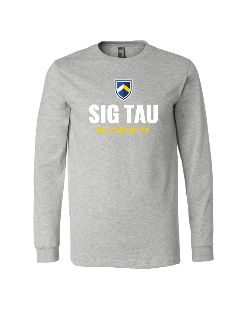 Sig Tau Fraternity Long Sleeve T-Shirt