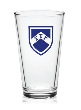 Pint Glasses with Shield
